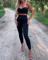 Leggings De Yoga Taille Haute