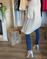 Cardigan de couleur unie
