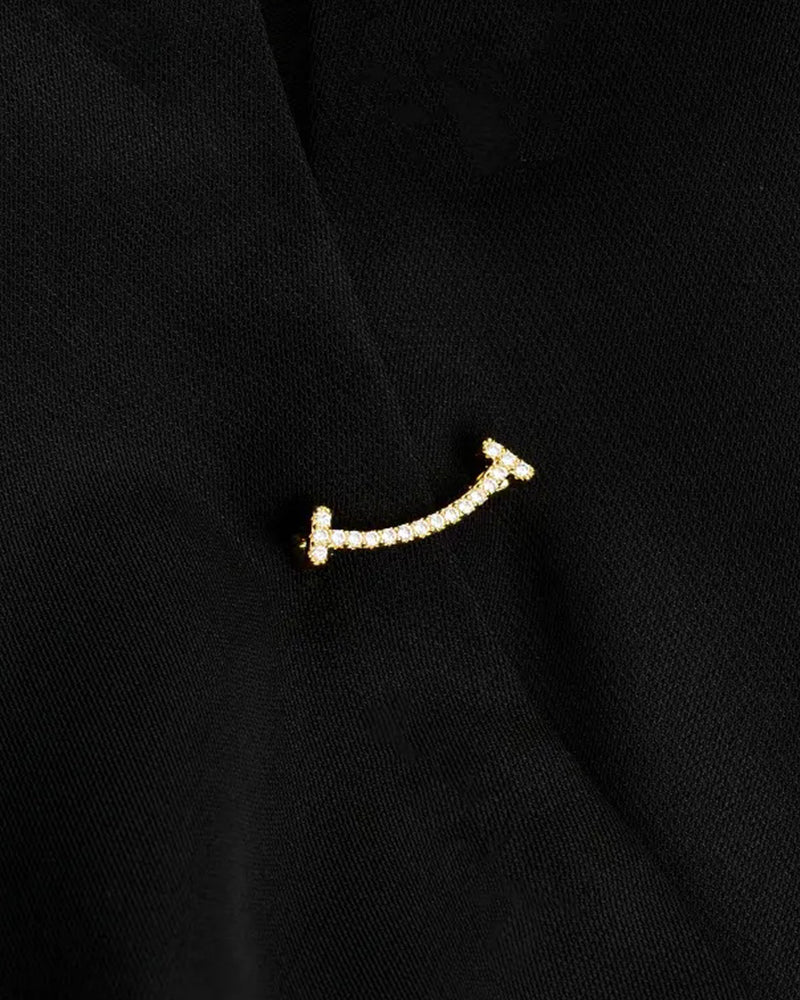 Broche smiley mignonne