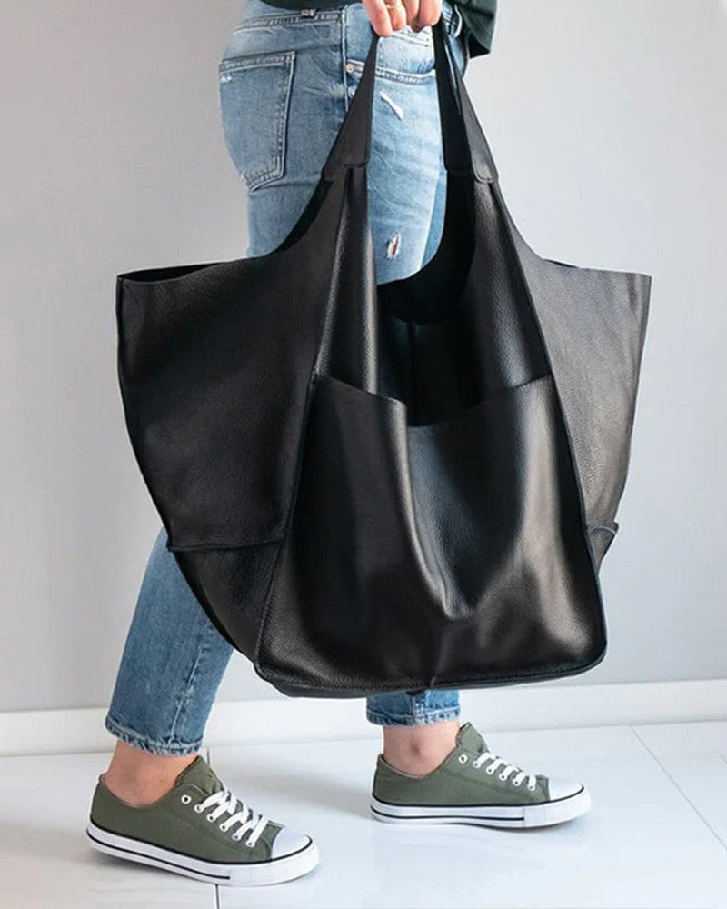 Sacs à main en cuir grande capacité pour femme