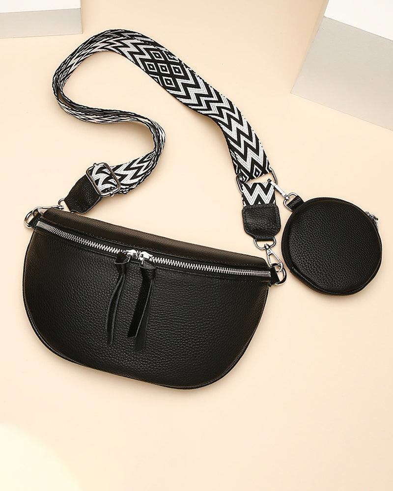 Sac à bandoulière en cuir pour femme