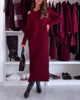 Ensemble jupe à bretelles décontractée et pull tendance