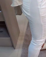 Pantalon Fuselé Décontracté Avec Cordon