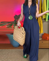 Robe longue slim élégante sans manches