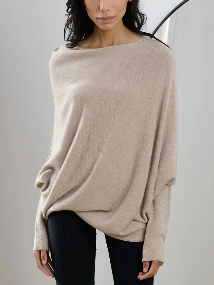 Amaris | Pull oversize à col convertible pour femme