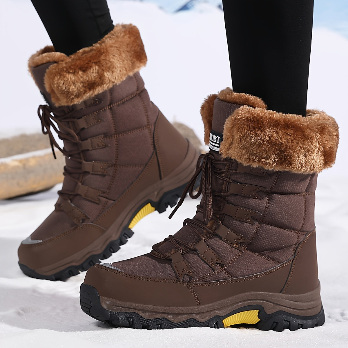 Violette – Bottes d’hiver chaudes femme
