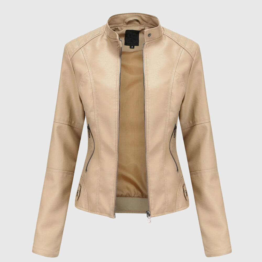 Helene | Veste en cuir élégante pour femme