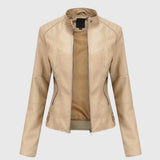 Helene | Veste en cuir élégante pour femme