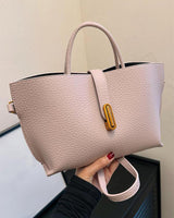 Sac À Main Élégant Uni Pour Femmes De Style Français