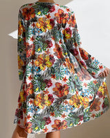 Jovie | Bikini 3 pièces avec motif floral et paréo assorti pour femme