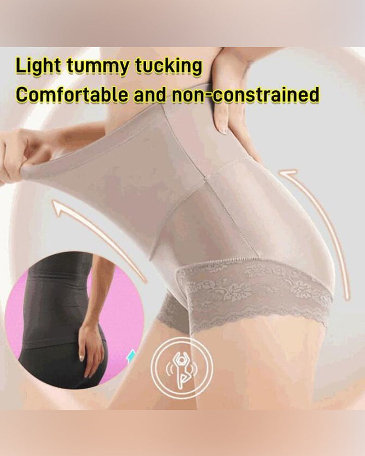 Sous-Vêtements Soyeux Haute Taille Galbant