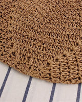 Sac fourre-tout en paille pour femme