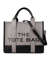Sac fourre-tout tendance avec coutures bicolores