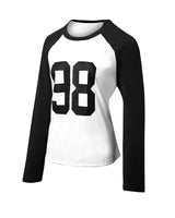 T-Shirt Décontracté à Manches Raglan