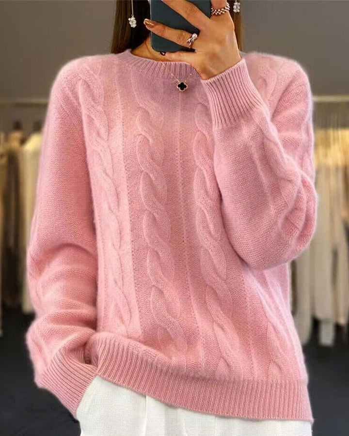 Pulls à couleur unie et à twist
