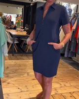 Robe Revers Fermeture éclair