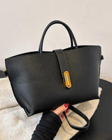 Sac À Main Élégant Uni Pour Femmes De Style Français