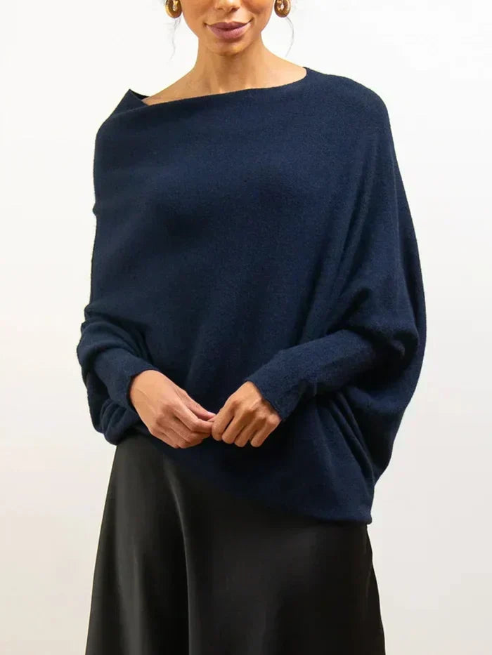 Amaris | Pull oversize à col convertible pour femme