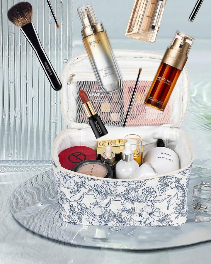 Ensemble de trousses de maquillage trois pièces