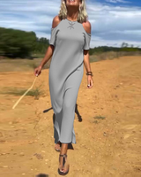 Robe Mode Décontractée Dénudée Slim