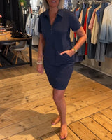 Robe Revers Fermeture éclair