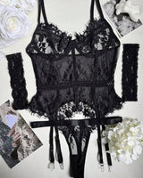 Lingerie Unie Transparente Une Pièce