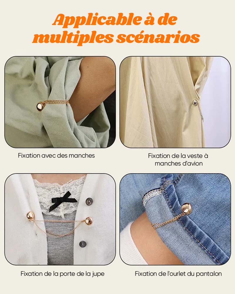 Pinces à vêtements magnétiques multifonctions
