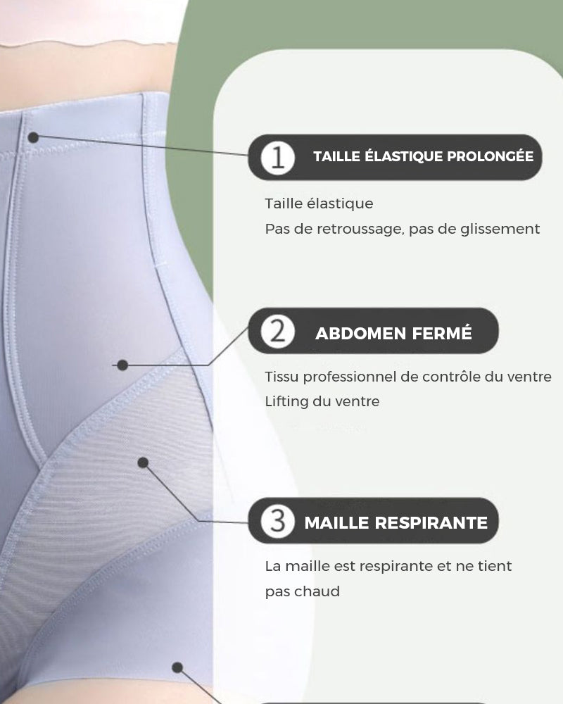 Shorts gainants taille haute avec effet push-up pour les fesses