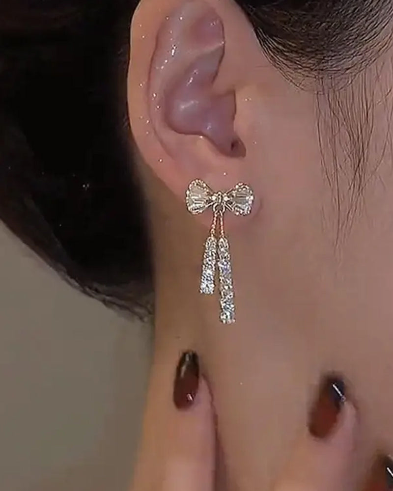 Boucles d’Oreilles Papillon Scintillant