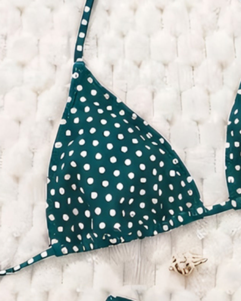 Bikini Bretelles À Pois