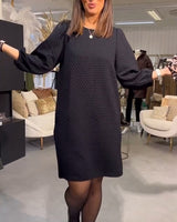 Robe élégante de couleur unie