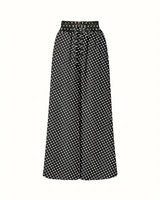 Pantalon Imprimé Pois Long