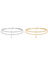🏖️ Bracelets De Cheville Femme Kc Or & Argent Sterling