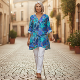 Riley - Blouse longue imprimée