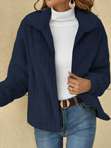 Elif | Manteau en peluche au style décontracté et confortable pour femme