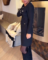 Robe Élégante Et Slim Dans Le Style