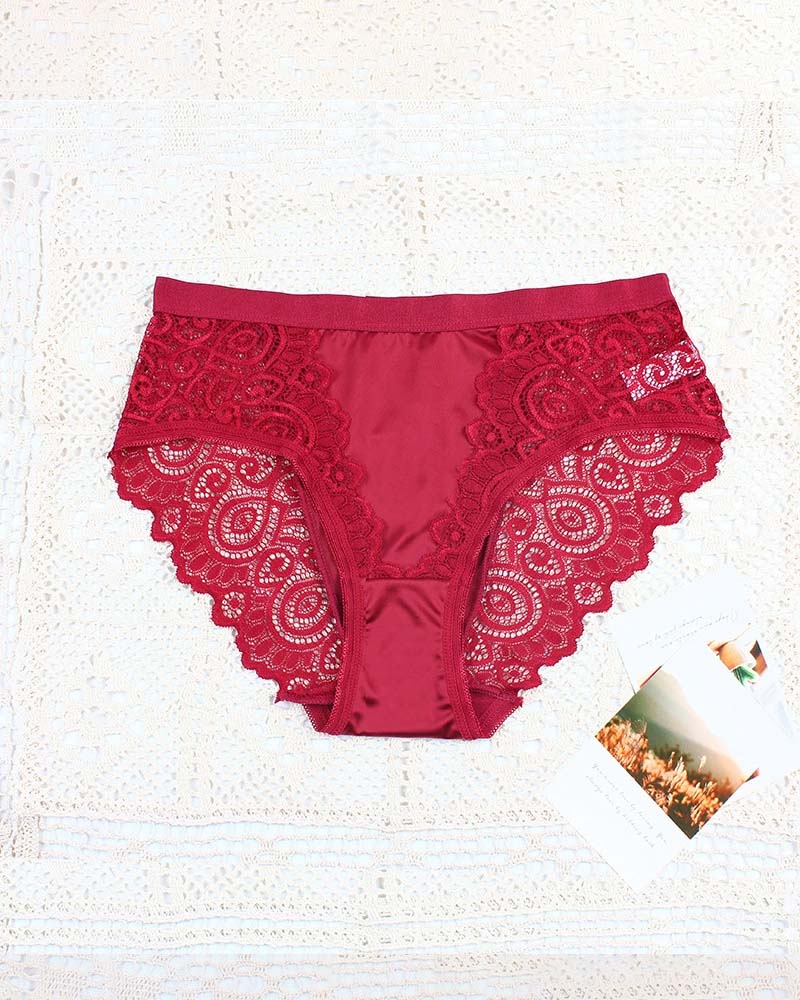 Set De Culottes Femme À Taille Haute En Couleurs Contrastées