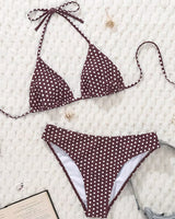 Bikini Bretelles À Pois