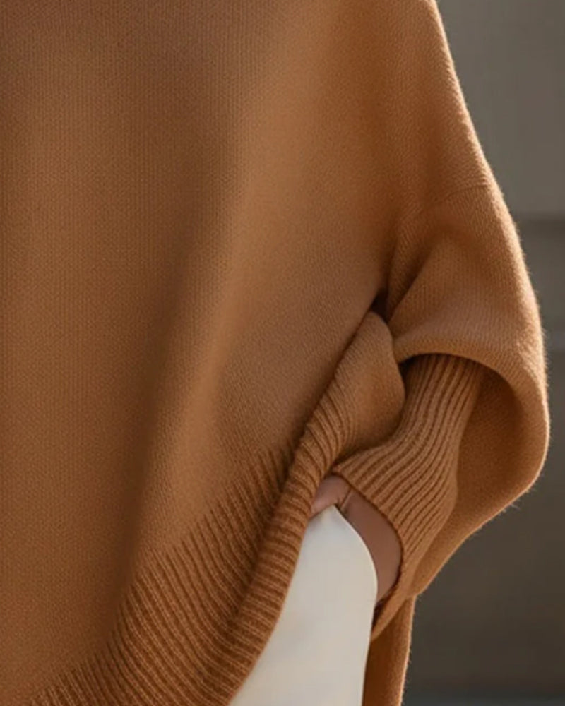 Pull Col Rond Loose Mi-Long