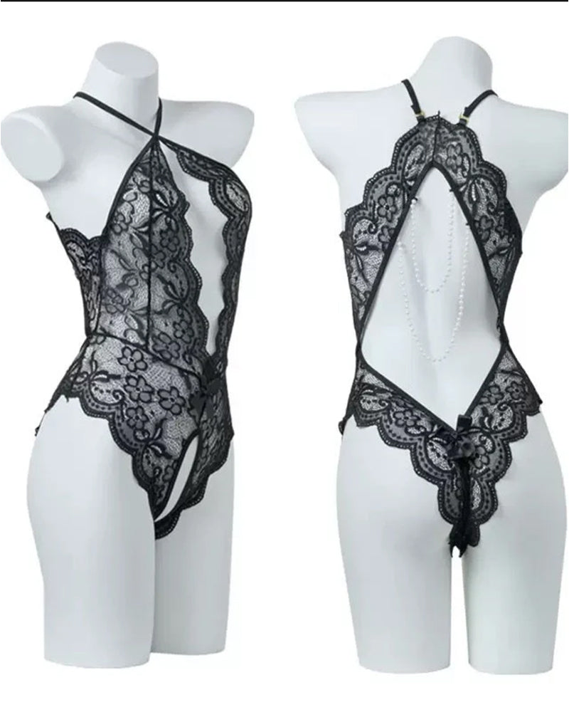 Lingerie Dentelle Sans Dos Une Pièce