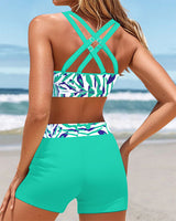 Bikini Imprimé Vacances Boxer