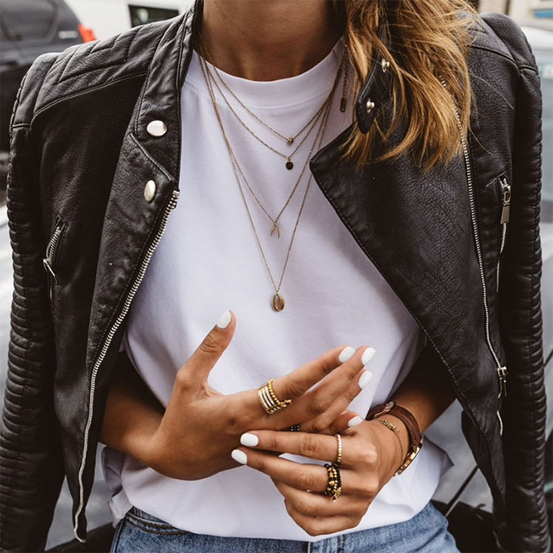 Sophie | Veste en cuir véritable