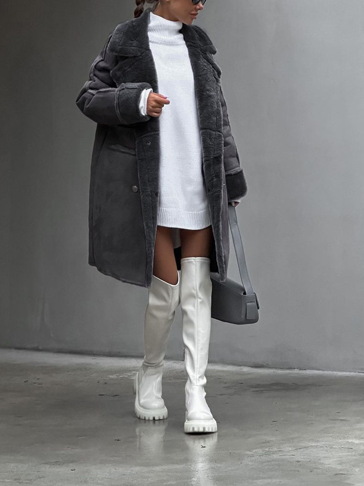 Vivian | Manteau d'hiver en peluche à coupe confortable pour femme