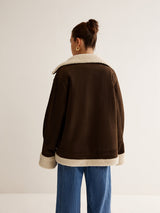 Silvana | Veste vintage marron pour femme