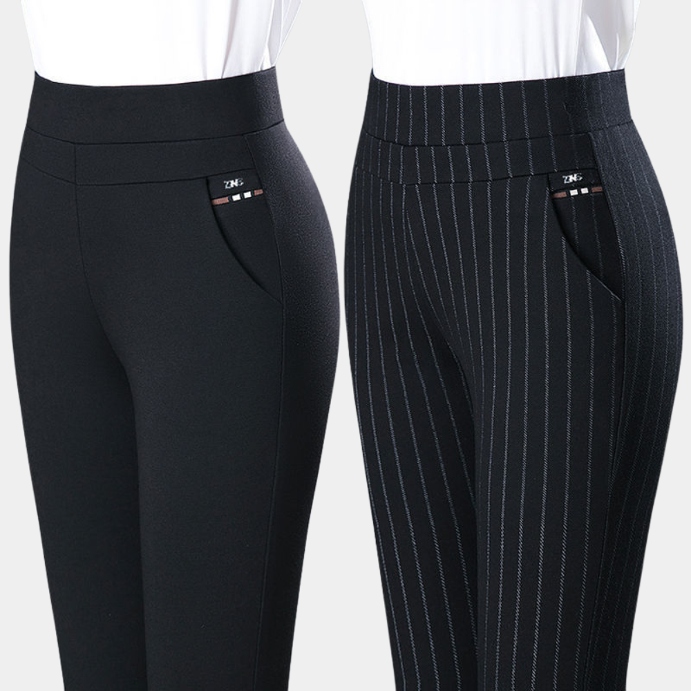 Ivana | Pantalon Extensible Ajusté pour Femmes