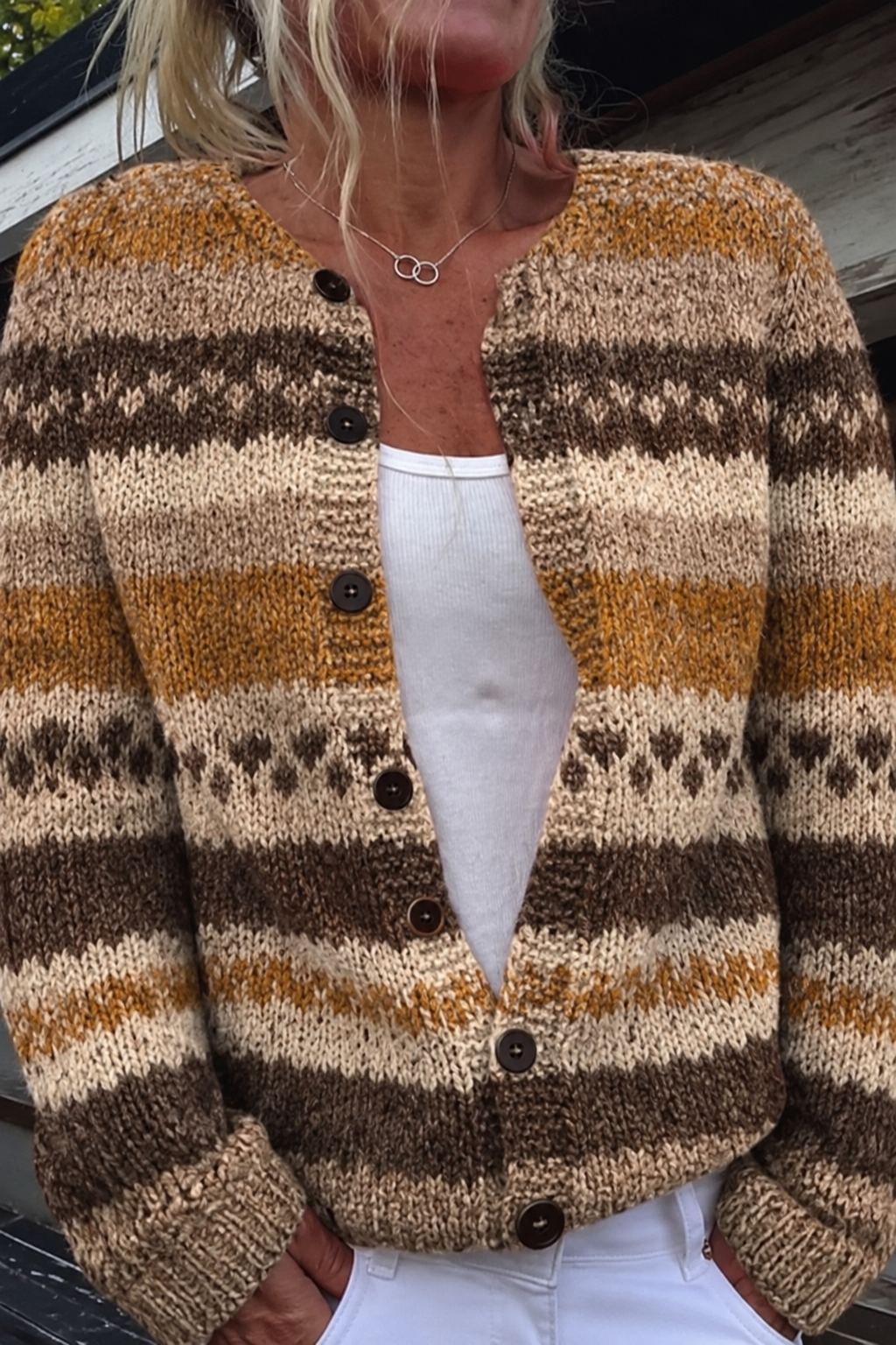 CARDIGAN À BOUTONS AVEC IMPRIMÉ FLORAL (COPIE)