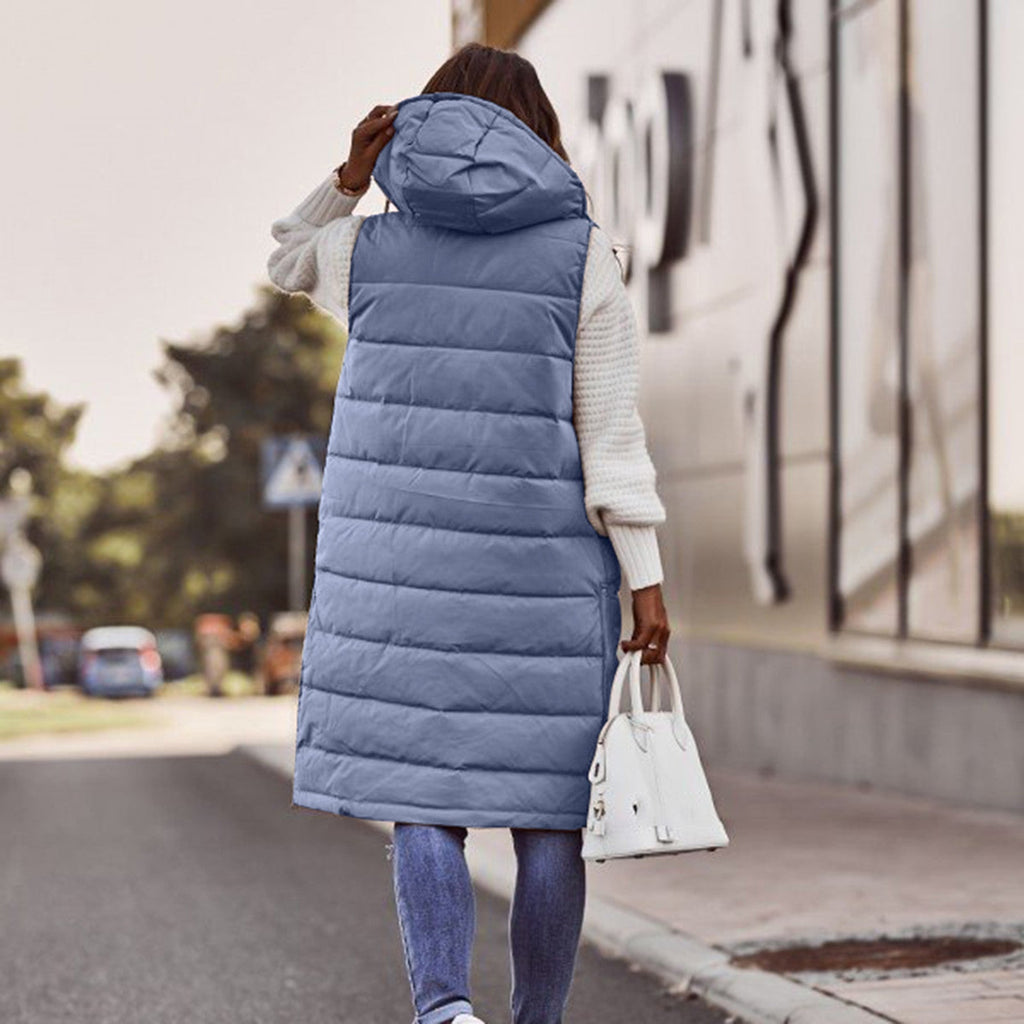 Wednesday | Gilet long chaud pour l’hiver pour femme