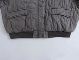 Swara | Veste Bomber Grise Coupe Ample et Tendance pour Femme