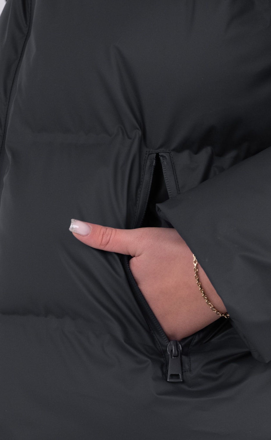 Nessa | Doudoune noire pour femme