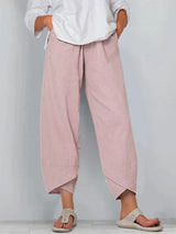 Cinzia | Pantalon large en lin pour femme